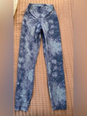 90 Degree Purple Tie Dye Leggings